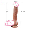 Large dildo with detailed measurements