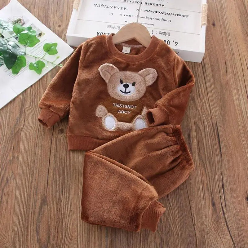 Baby Clothes Set Tricken Fleece Hooded Outerwear - PMMNAPOLES