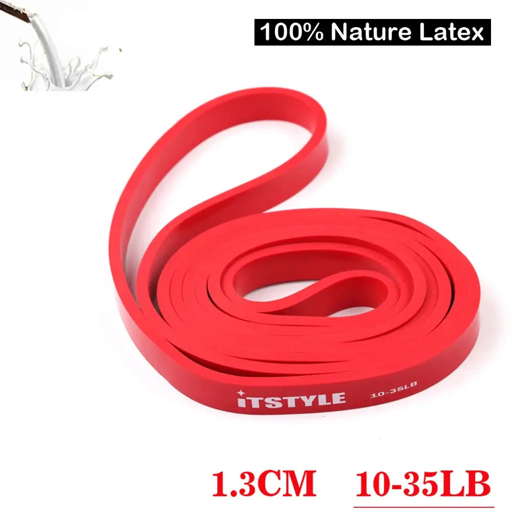 208CM Latex Resistance Bands with 8 Levels, Power Lifting Pull-Up Loop for CrossFit, Strength and Muscle Training