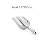 Small aluminum ice scoop, 5.7x18.5cm