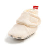 Cream newborn shoe with soft sole