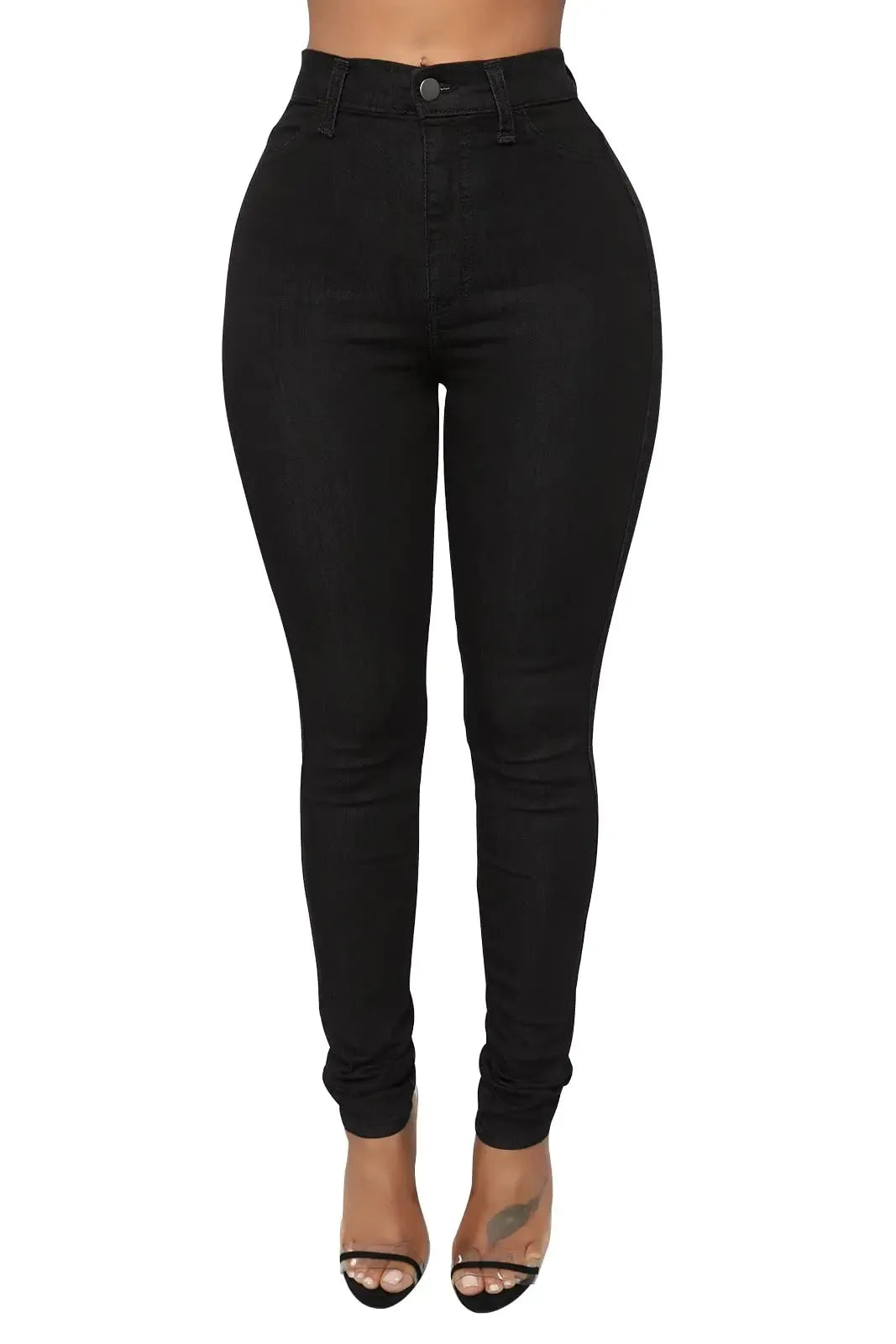 Women High Waist Skinny Jeans with Stretch Slim Fit Design