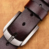 Genuine leather belt for men