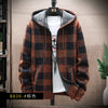 Men's winter plaid sweater