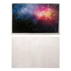 Colorful galaxy laptop skin with starry sky