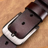 Genuine leather belt for men