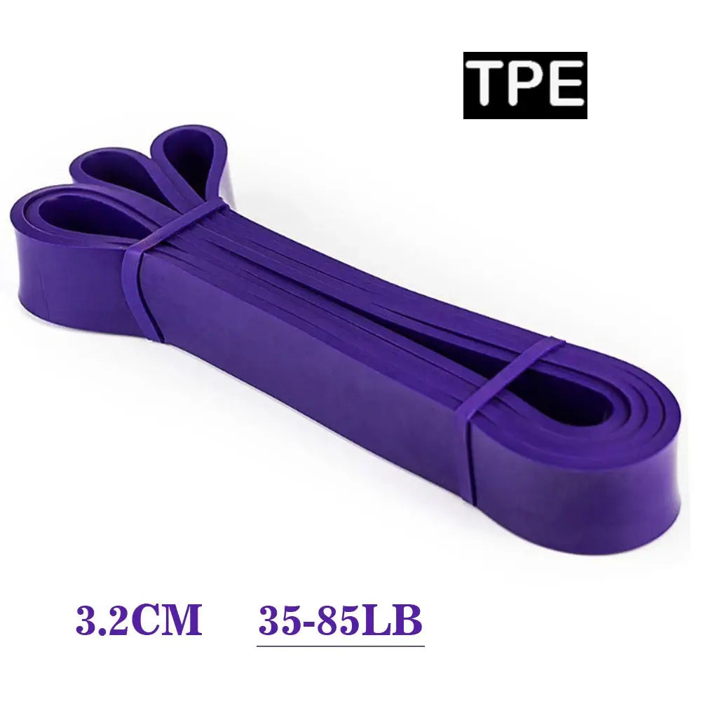208CM Latex Resistance Bands with 8 Levels, Power Lifting Pull-Up Loop for CrossFit, Strength and Muscle Training