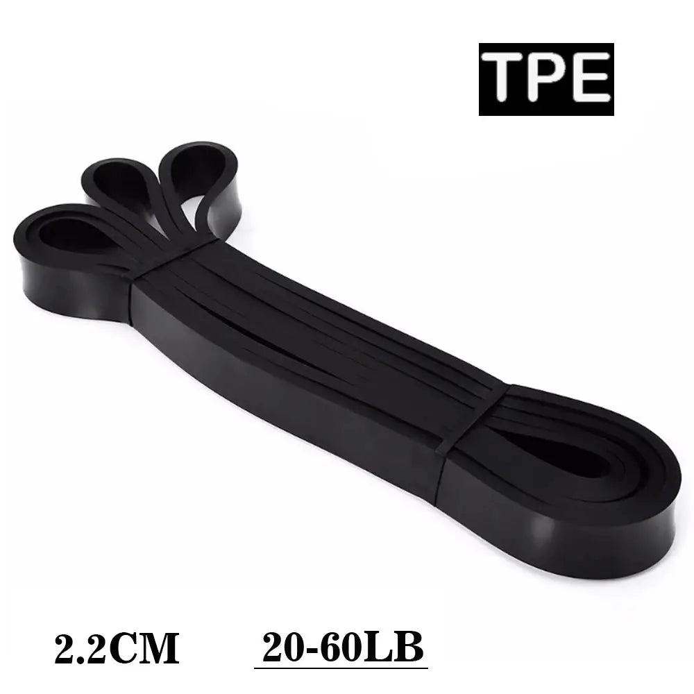 208CM Latex Resistance Bands with 8 Levels, Power Lifting Pull-Up Loop for CrossFit, Strength and Muscle Training