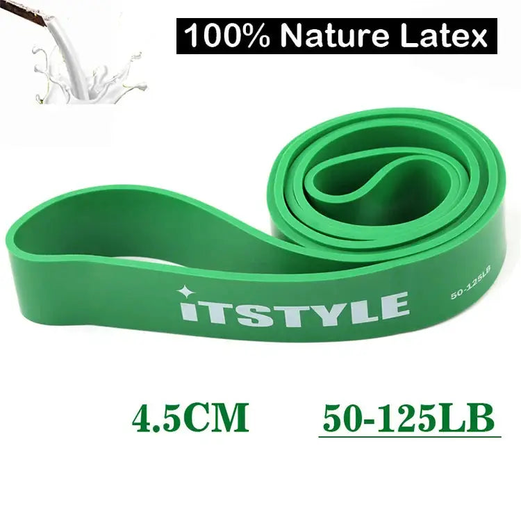 208CM Latex Resistance Bands with 8 Levels, Power Lifting Pull-Up Loop for CrossFit, Strength and Muscle Training
