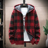 Men's winter plaid sweater