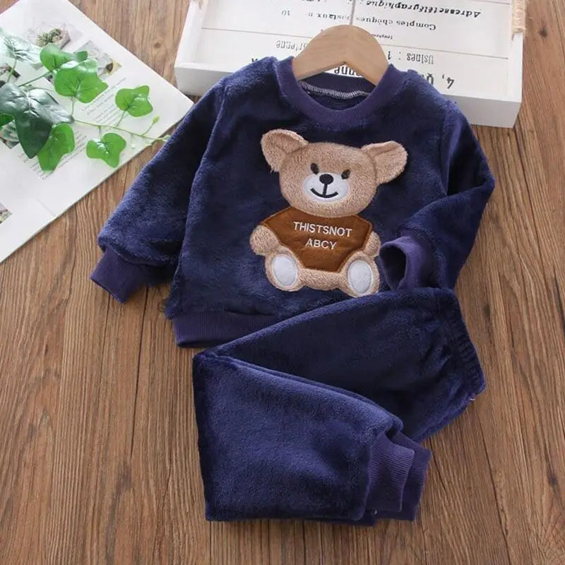 Baby Clothes Set Tricken Fleece Hooded Outerwear - PMMNAPOLES