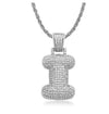 PIPE Rhodium HH Bubble Letter | D916511 - PMMNAPOLES