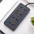 Black universal power strip with USB ports