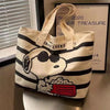 Cartoon Large Capacity Canvas Bag - PMMNAPOLES