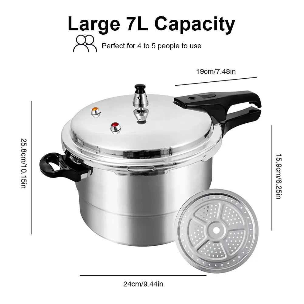 Pressure Cooker Aluminum Alloy Small Capacity Steaming Pot