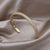 Zirconia knot bracelet