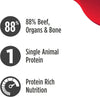 Nulo dog food features: 88% beef, single animal protein, rich nutrition