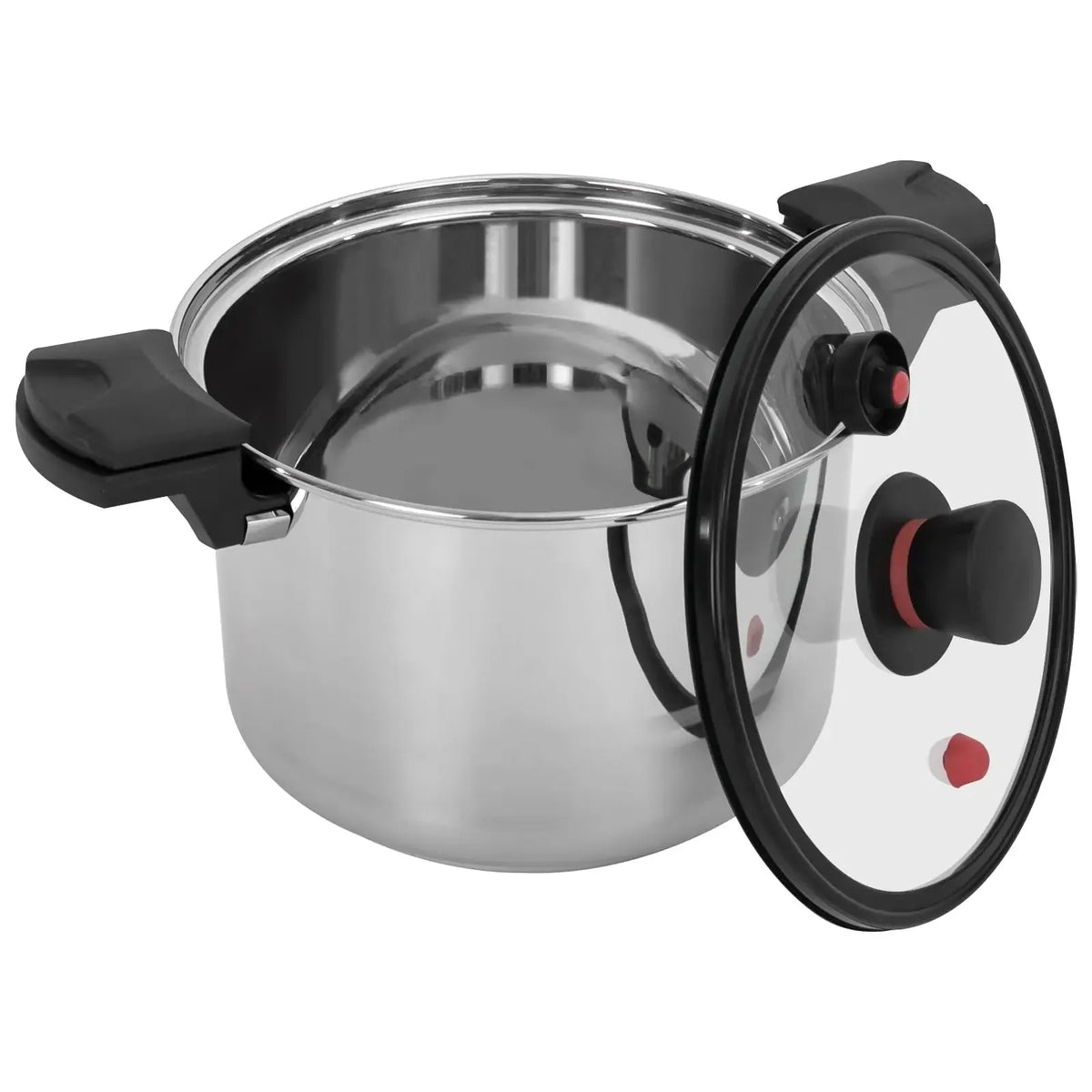 Pressure Cooker 7.4 Qt Stainless Steel Secure Lid Design