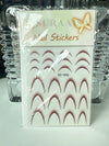 5D French style nail stickers SD-1952