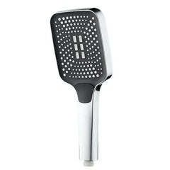 Sleek adjustable shower head with rainfall modes