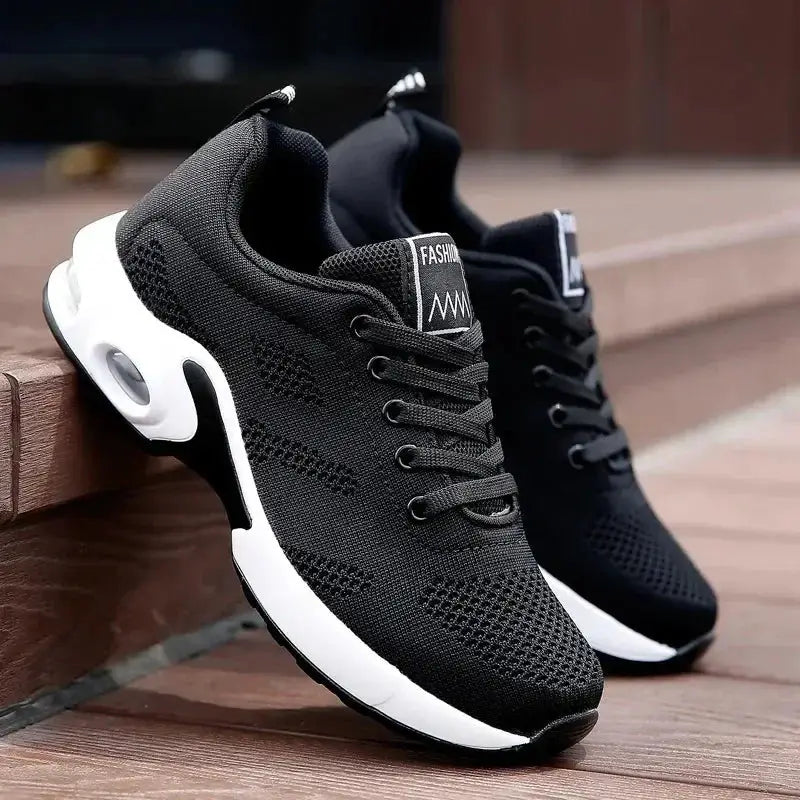 Summer Women’s Air Cushion Sneakers | Breathable Running Shoes with Height Boost for Outdoor Comfort