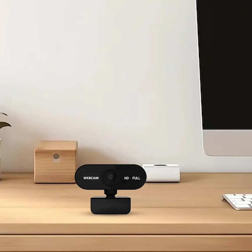 USB HD Webcam 1080P/2K with Autofocus & Microphone, Plug and Play for PC, Laptop & Desktop