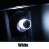 White USB LED light in car socket