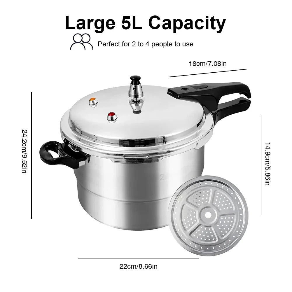 Pressure Cooker Aluminum Alloy Small Capacity Steaming Pot