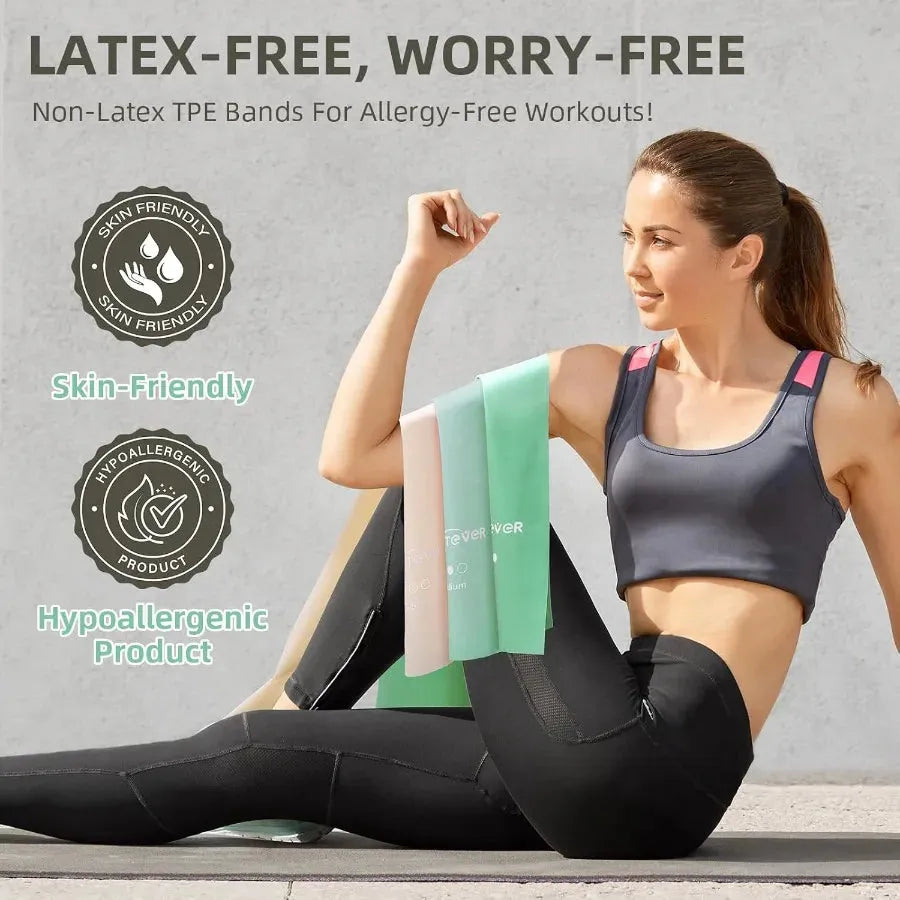 Resistance Bands Set for Strength Training and Stretching