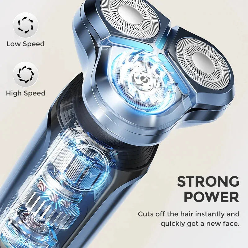 5 in 1 Electric Shaver for Men with Trimmer and Facial Care