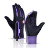 Winter cycling gloves with wrist support