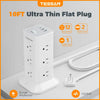 Power strip with surge protection