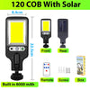 120 COB solar light with remote and accessories