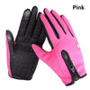 Winter cycling gloves with wrist support