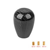 Round manual gear shift knob with adapters