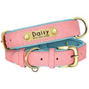 Personalized leather dog collar - PMMNAPOLES