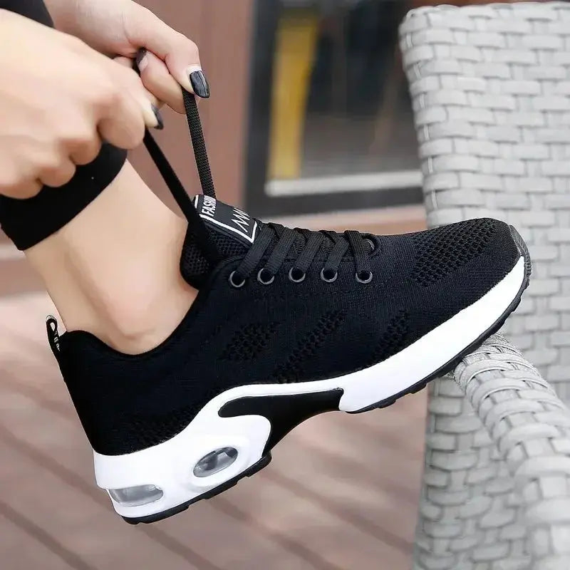 Summer Women’s Air Cushion Sneakers | Breathable Running Shoes with Height Boost for Outdoor Comfort