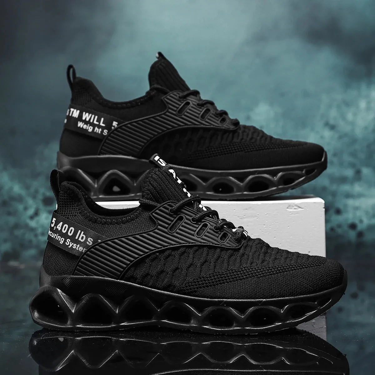 Women’s Lightweight Shoes Mesh Flat With Blade Style Sole