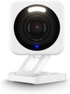 White Wyze Cam v4 with integrated spotlight