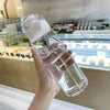 Clear 780ml water bottle with leak-proof lid