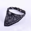 Black bandana neckerchief with paisley design