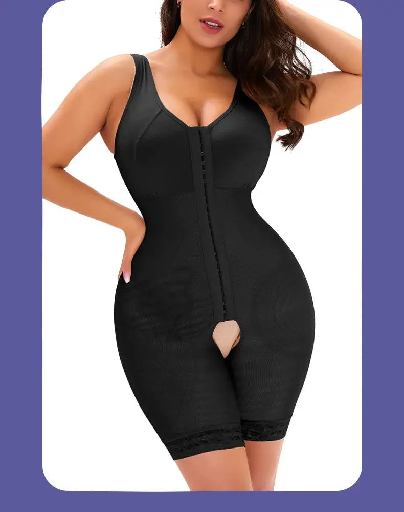 Colombian full body shaper girdle, high compression, tummy control and butt lift support