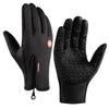 Winter cycling gloves with wrist support