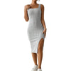 Elegant women's neckline dress