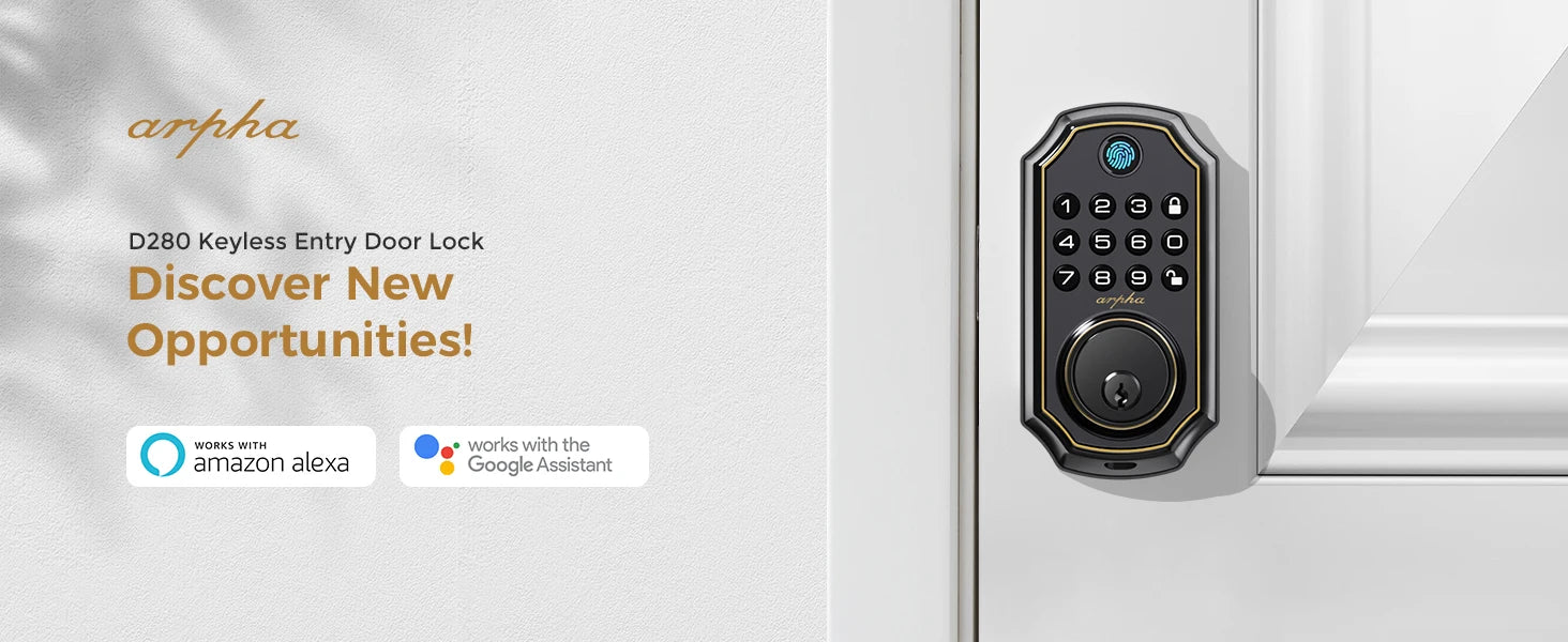 Smart Lock Fingerprint Door Lock with Keypad and Auto Lock