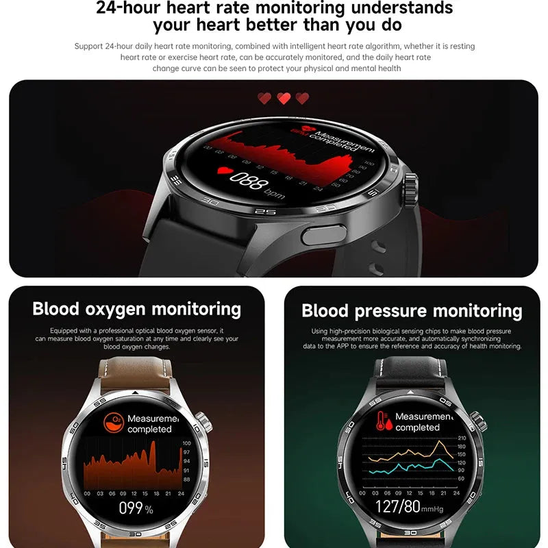 GT5 Pro Smartwatch with GPS Motion Tracking HD Display NFC