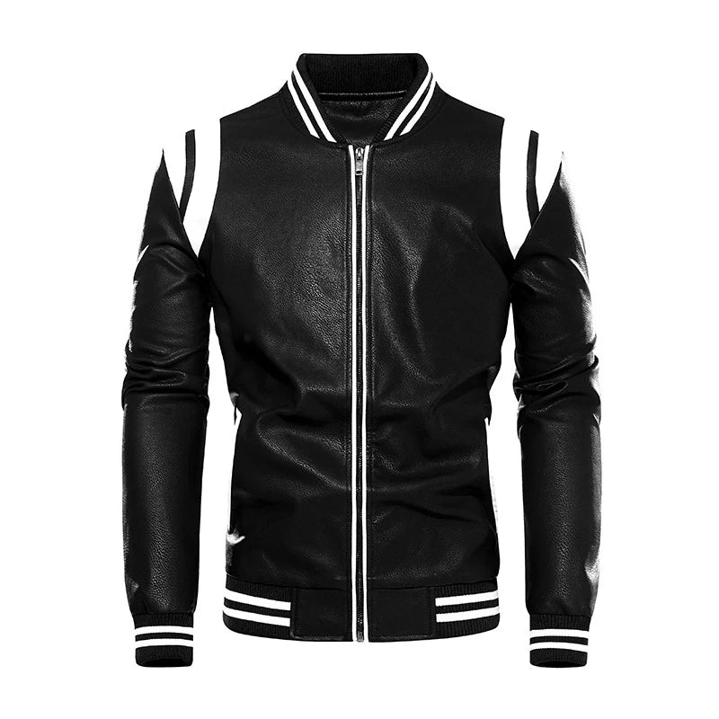 Faux leather jackets for men