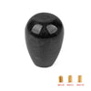 Glossy round manual gear shift knob with adapters