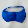 Royal blue sports bra with gym crop top