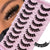 10 pairs of faux mink false eyelashes with fluffy volume and Russian strips - PMMNAPOLES